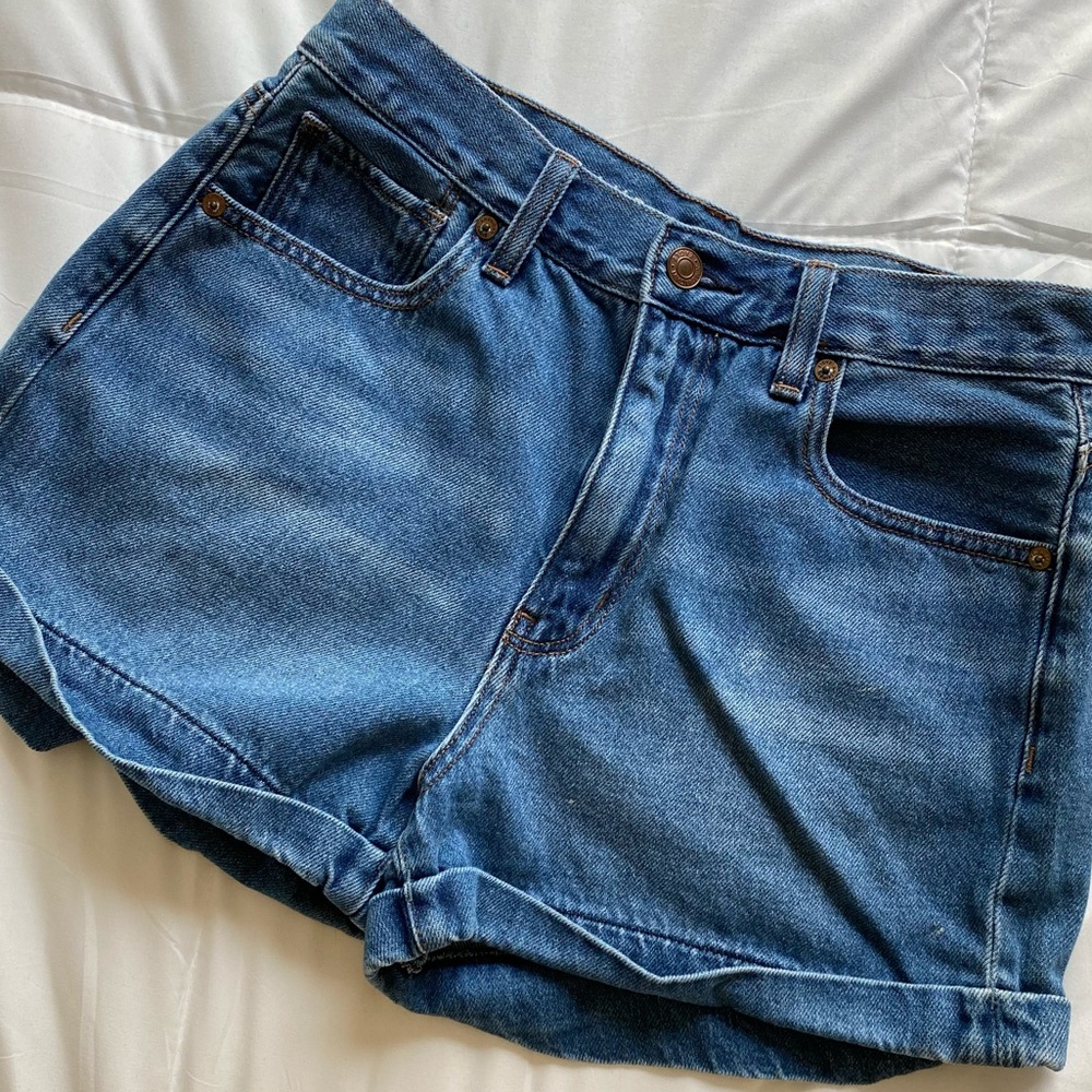 American Eagle High Waisted Mom Shorts